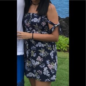 American Eagle bohemian floral sundress